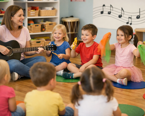 Dlaczego w przedszkolu są zajęcia z rytmiki?